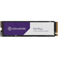 Накопитель SSD Solidigm P41 Plus, 1000Gb, PCIe 4.0 x4, M.2 2280, NVMe, R/W 4125/2950 [SSDPFKNU010TZX1]