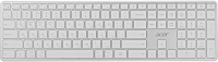 Клавиатура Acer OKR301 (ZL.KBDEE.015) беспроводная, USB, Bluetooth/Радиоканал, белый/серебристый [ZL.KBDEE.015]