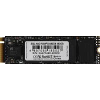 Накопитель SSD AMD Radeon 480 Gb, PCIe 3.0 x4, M.2 2280, NVMe, R/W 3300/2200 [R3MP30480G8]