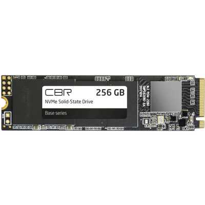 Накопитель SSD CBR Base, 256Gb, M.2 2280, PCIe 3.0 x4, NVMe, R/W 2900/1800 [SSD-256GB-M.2-BS24b]