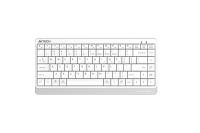 Клавиатура A4Tech Fstyler FBK11 беспроводная USB, Bluetooth/Радиоканал, белый/серый [FBK11 WHITE]