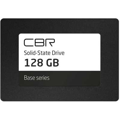 Накопитель SSD CBR Base SSD-128GB-2.5-BS24b, 128Gb, SATA III, 2.5&quot;, R/W 550/500 [SSD-128GB-2.5-BS24b]