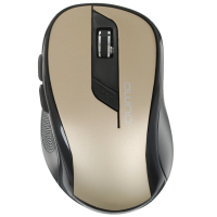 Мышь беспроводная Qumo Office Line Bronze M64 золотистый, 1600 dpi, кнопки - 6 [24361]