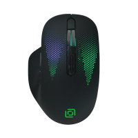 Мышь беспроводная Oklick 636LWC черный, 2400 dpi, радиоканал, USB/USB-C, кнопки - 6 [636LWC черный]