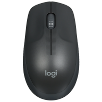 Мышь беспроводная Logitech M190 черный, 1000 dpi, радиоканал, USB, кнопки - 3 [910-005905/910-005902]