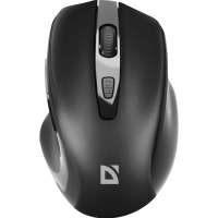 Мышь беспроводная Defender Prime MB-053 черный, 1600 dpi, радиоканал, USB, кнопки - 6 [52053]