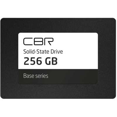 Накопитель SSD CBR Base, 2.5&quot;, 256Gb, SATA III, R/W 550/500 [SSD-256GB-2.5-BS24b]