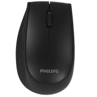 Мышь беспроводная Philips SPK7627 черный, 1600 dpi, радиоканал, Bluetooth [SPK7627B/60]