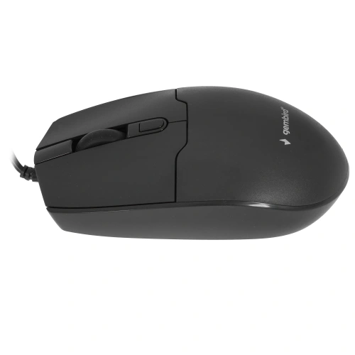 Мышь проводная Gembird MOP-430 черный, 1600 dpi, USB, кнопки - 4 [18718]