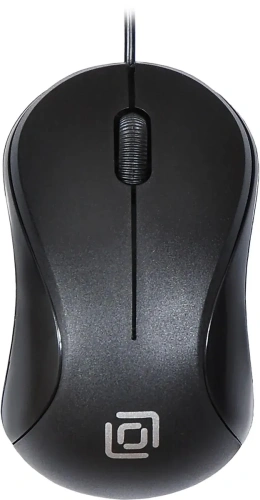Мышь проводная Oklick 115S черный, 1200 dpi, USB, кнопки - 3 [115S черный]