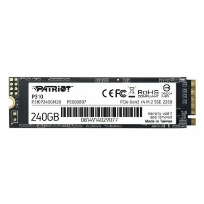 Накопитель SSD Patriot PCIe 3.0 x4 240GB P310 M.2 2280 [P310P240GM28]
