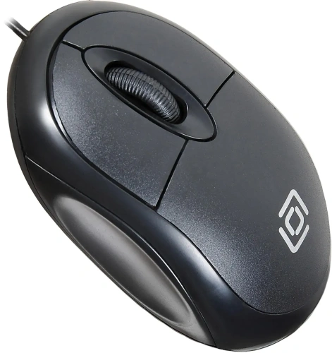 Мышь проводная Oklick 105S черный, 800 dpi, USB, кнопки - 3 [HM-01]