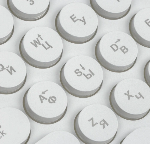 Клавиатура Oklick 420MRL [1091227] проводная, USB, белый [1091227]