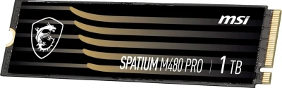 Накопитель SSD MSI 1TB PCIe 4.0 NVMe M.2 SPATIUM M480 PRO [S78-440L1G0-P83]