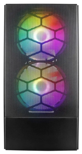 Компьютерный корпус 1STPLAYER FIREBASE X4-M черный mATX [X4-M-BK-2F1P-1F1]