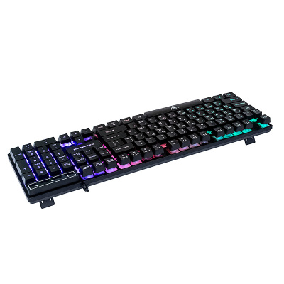 Клавиатура KG-23U BLACK Nakatomi Gaming - игровая с RGb-подсветкой, USB, черная [KG-23U BLACK]