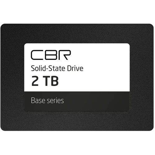 Накопитель SSD CBR Base 2048 Гб 2.5&quot;, SATA-III [SSD-002TB-2.5-BS24b]