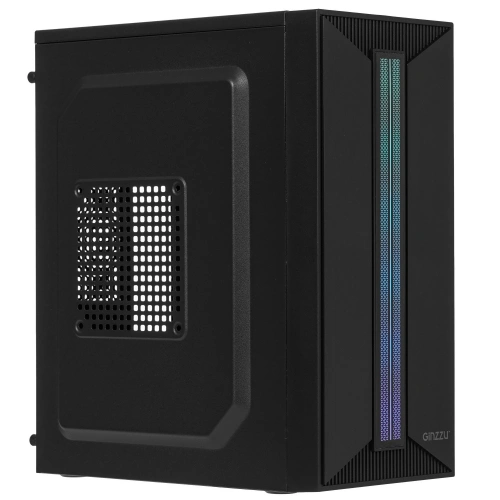 Компьютерный корпус Ginzzu B350 2*USB 2.0, AU RGb [B350]