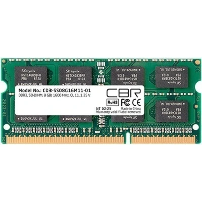 Оперативная память CBR DDR3 SODIMM 8GB [CD3-SS08G16M11-01]