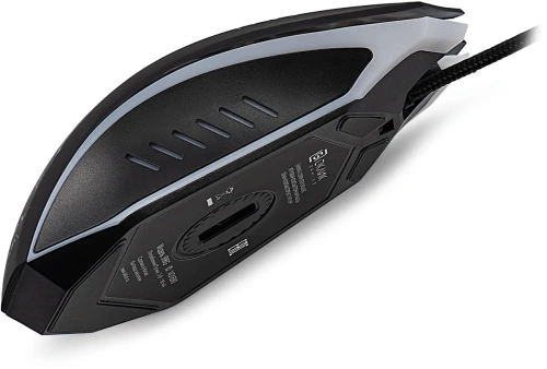 Мышь проводная Oklick 896G черный, 12800 dpi, USB, кнопки - 5 [1431690]