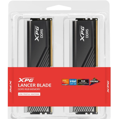 Оперативная память Adata 32Gb DDR5 6400 (2х16Gb) XPG RGB Lancer Blade [AX5U6400C3216G-DTLABRBK]