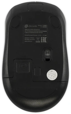 Мышь беспроводная Oklick 310MW черный/синий, 3200 dpi, кнопки - 4 [1869090]