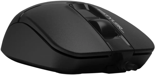 Мышь проводная A4Tech Fstyler FM12S черный, 1200 dpi, USB, кнопки - 3 [FM12S BLACK]