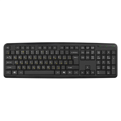 Клавиатура ExeGate Professional Standard LY-331L2-OEM (USB, полноразмерная, влагозащищенная, 104кл., Enter большой, длина кабеля 2,2м, черная, brown box) [EX279939RUS]