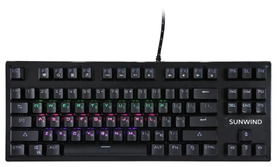 Клавиатура SUNWIND SW-K900G, USB, черный [1422332] [1422332]