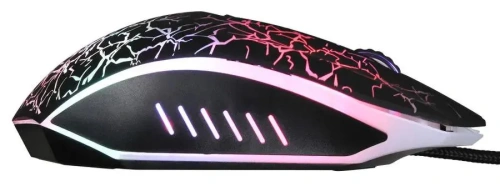 Мышь проводная Oklick INVASION черный, 3200 dpi, USB [905G]