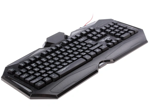 Клавиатура Qumo Spirit, проводная, 104 клавиши, встроенная радужная подсветка. [K608]