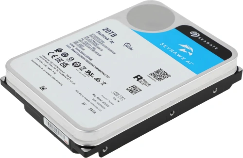 Жесткий диск Seagate SkyHawk AI 20TB, 3.5&quot;, 7200 RPM, SATA-III, 512e, 256MB [ST20000VE002]