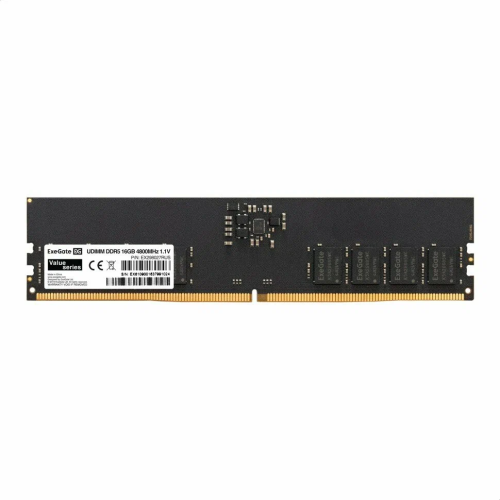 Оперативная память ExeGate Value DIMM DDR5 16GB PC5-38400 4800MHz [EX298027RUS]