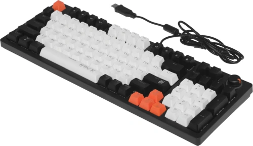 Клавиатура Defender Hawk GK-418 проводная, USB, черный/белый [45418]