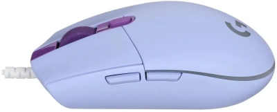 Мышь проводная Logitech G102 LIGHTSYNC фиолетовый, 8000 dpi, USB, кнопки - 6 [910-005857/910-005854]