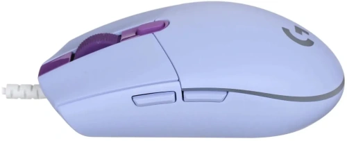 Мышь проводная Logitech G102 LIGHTSYNC фиолетовый, 8000 dpi, USB, кнопки - 6 [910-005857/910-005854]