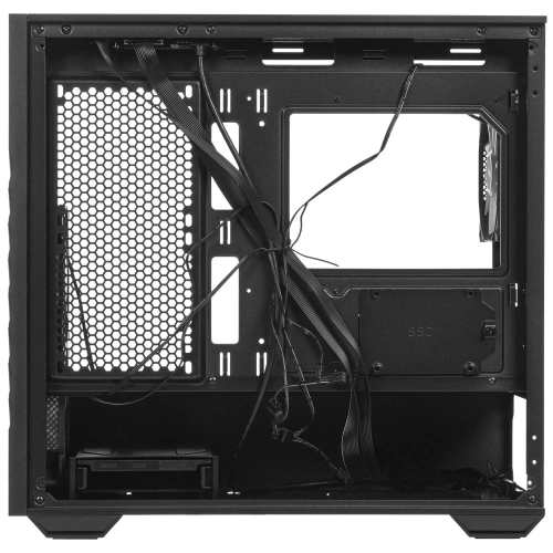 Компьютерный корпус 1STPLAYER DK D7 черный mATX 3x120mm LED fans [D7-BK-3F1]