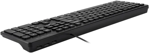 Клавиатура Oklick K733 проводная, USB, черный [K733]