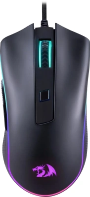 Мышь проводная Redragon Cypher, черный, 12800 dpi, USB, кнопки - 7 [72075]