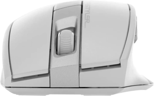 Мышь беспроводная A4Tech Fstyler FG35S серебристый/белый, 2000 dpi [FG35S USB SILVER]