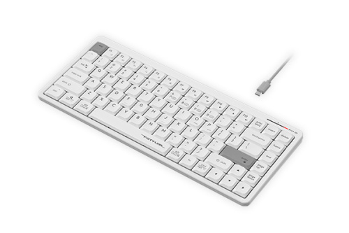 Клавиатура A4Tech Fstyler FBX53C белый USB беспроводная BT/Radio slim Multimedia (FBX53C) [FBX53C белый]