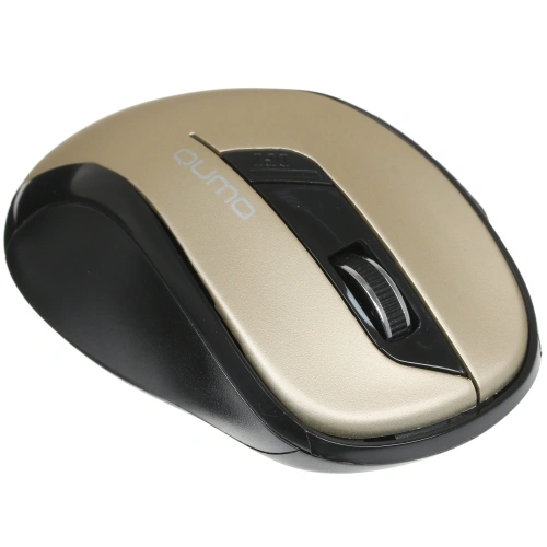 Мышь беспроводная Qumo Office Line Bronze M64 золотистый, 1600 dpi, кнопки - 6 [24361]