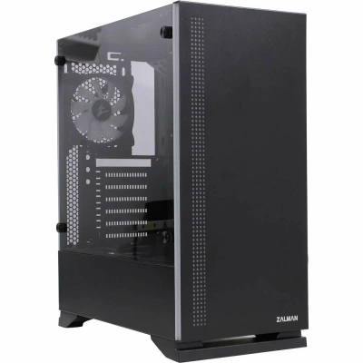Компьютерный корпус ZALMAN S5, ATX, BLACK, WINDOW, 2xCOMBO (3.5&quot; or 2.5&quot;), 4x2.5&quot; [S5  BLACK]