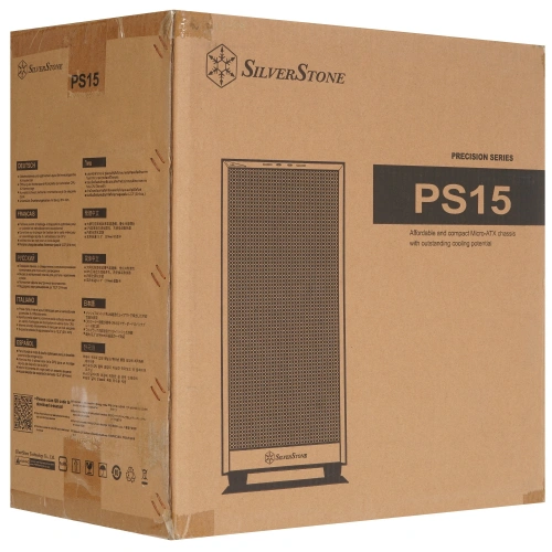 Компьютерный корпус Silverstone Precision Mini Tower Micro ATX Computer Case, ARGb [SST-PS15B-PRO]