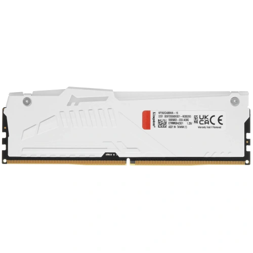 Оперативная память Kingston DDR5 16GB 5200MHz Kingston KF552C40BWA-16 Fury Beast RGB RTL Gaming PC5-41600 CL40 DIMM 288-pin 1.25В single rank с радиатором Ret [KF552C40BWA-16]