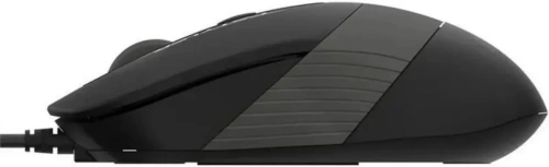 Мышь проводная A4Tech Fstyler FM10S черный/серый, 1600 dpi, USB, кнопки - 4 [FM10S USB GREY]