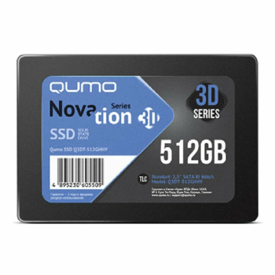 Накопитель SSD QUMO 512GB QM Novation [Q3DT-512GHHY]