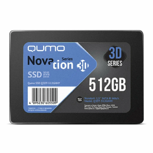 Накопитель SSD QUMO 512GB QM Novation [Q3DT-512GHHY]