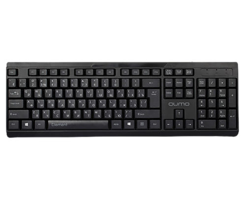 Клавиатура Qumo office Element К65, проводная, 104 [K65]