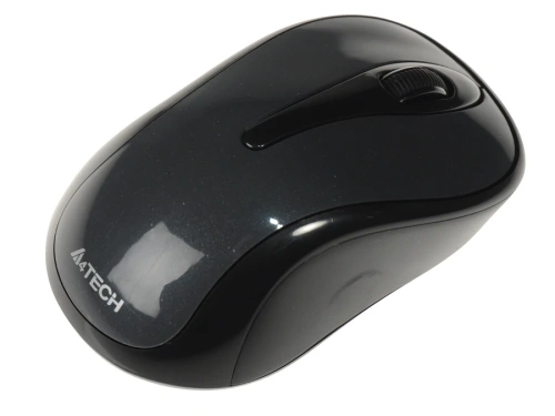 Мышь беспроводная A4Tech G3-280N серый глянец, 1200 dpi, радиоканал [G3-280N-1]